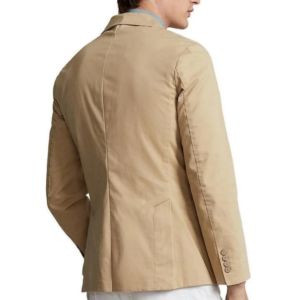 Polo Ralph Lauren Stretch Chino Suit Khaki Jacket Blazer